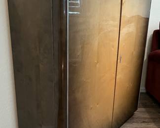 1960's Mid Century German Armoire 50" x 45" x 19"