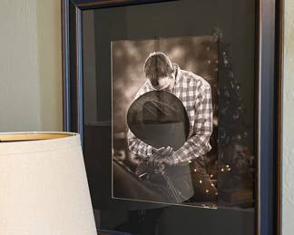 Art Cowboy Art by Barry Hart Praying Cowboy Framed and Signed