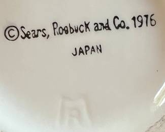 Sears, Roebuck and Co 1976 Japan Mushroom Mug pair