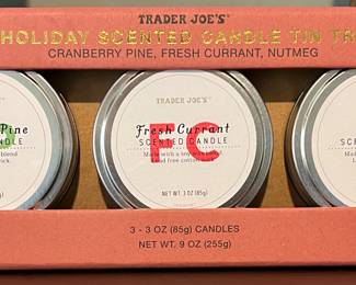 Trader Joe's Boxed Candle Set