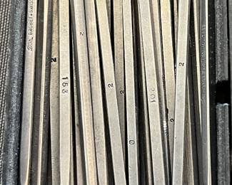 High-Quality Precision Files Used for Fine Work i.e. Watchmaking, Jewelry Making, Precision Engineering