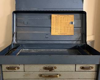 Vintage 1960's Huot Machinist Toolbox