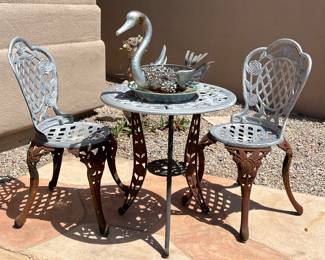 Patio Bistro Set 3-Pc