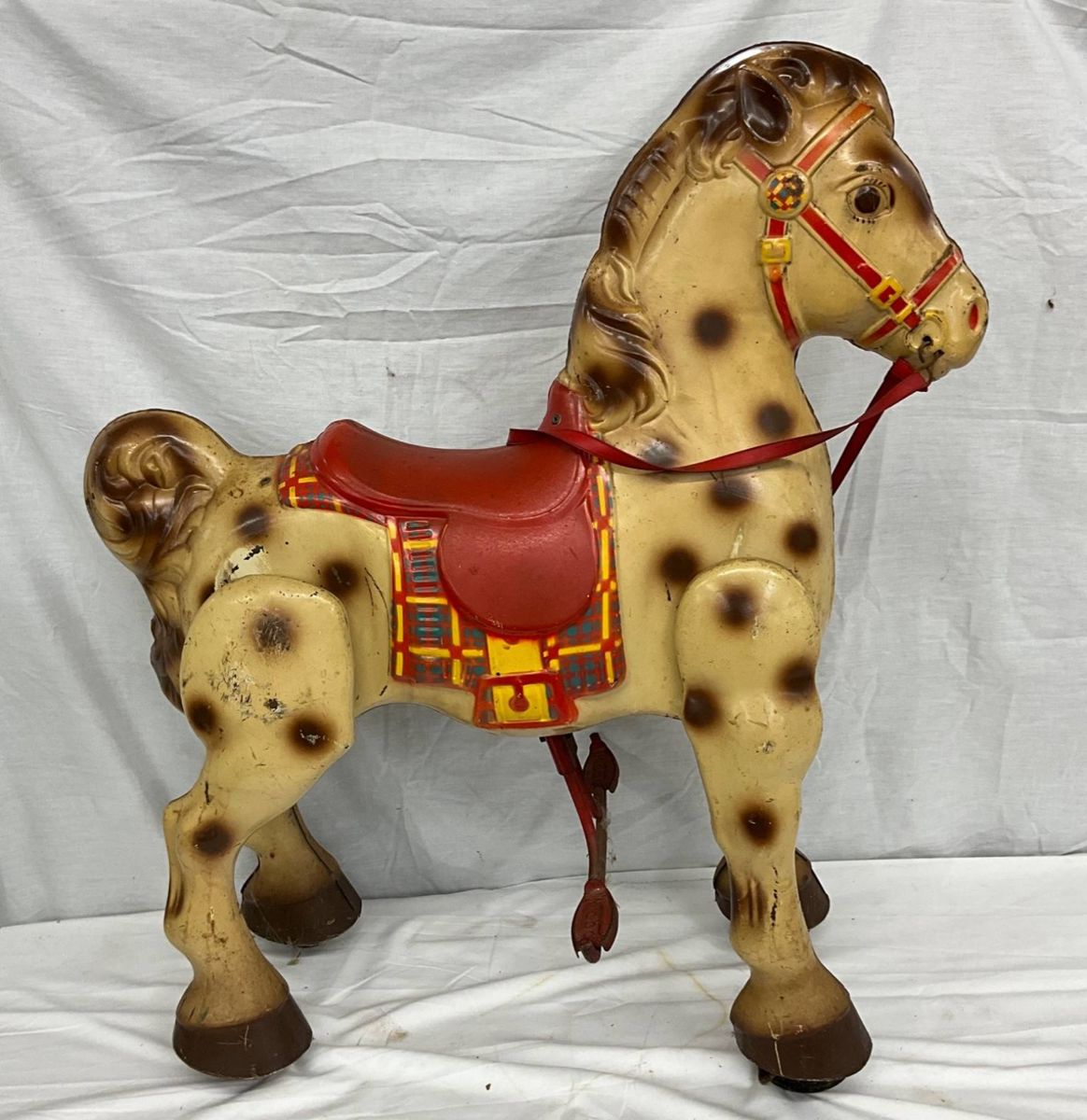 27×30 Metal Mobo Bronco Riding Horse Toy
