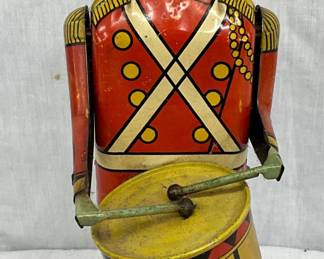 13-Inch Wolverine No. 27 Drum Major Tin Wind-Up Toy