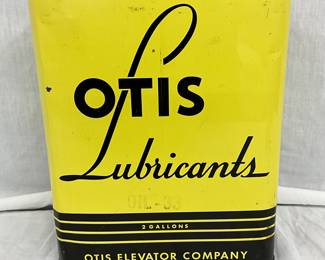 Vintage 2-Gallon Otis Elevator Company Lubricants Can