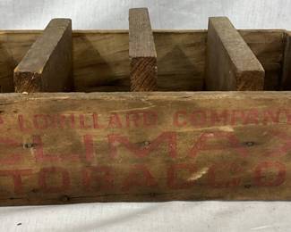 F. Lorillard Company ‘Climax Tobacco’ Wooden Divider Box, 13in by 7in