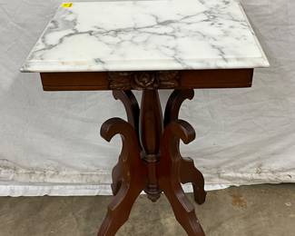 Marble-Top Eastlake Table