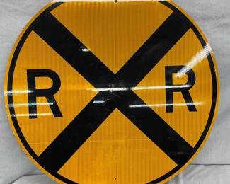 36in. Reflective Railroad Crossing Sign