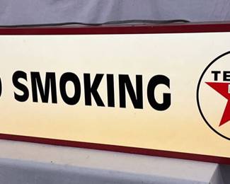 Texaco Lighted “No Smoking” Sign