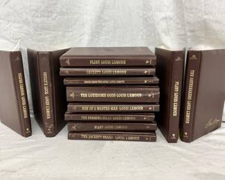 Louis L’Amour Leatherette Hardcover Editions Published by Bantam Books