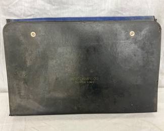 Newton MFG Co. Advertising Sales Sample Portfolio with Folding Rules and Pencils