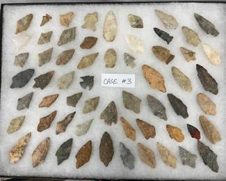 Early Collection of Randolph in Guilford County Arrowheads Case #3