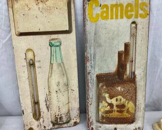 Emb. Royal Crown & Camel Thermometers