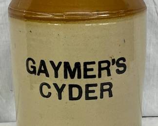 18-Inch Tall Gaymer’s Cyder Ceramic Beverage Dispenser with Spigot