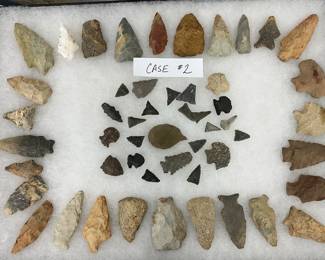 Early Collection of Randolph and Guilford County Arrowheads, Case #2