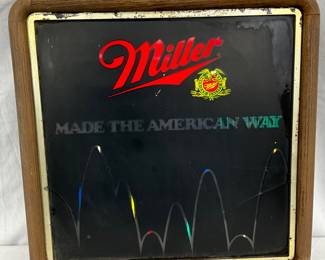 16-Inch Miller ‘Made the American Way’ Illuminated Sign