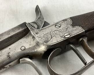 with scrollwork