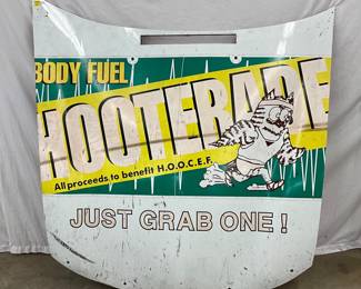 Org. Fiberglass Hooters Race Car Hood