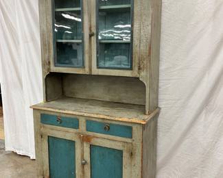 W/CUT NAILS & OLD BLUE/GRAY PAINT