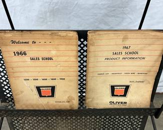 w/2 1966 and 1967 Oliver Sales School product information booklets