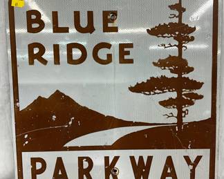 24-Inch Blue Ridge Parkway Reflective Metal Sign