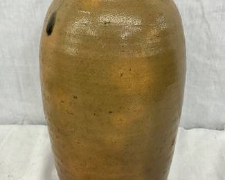Stoneware Jar with Lid, 6” x 11”