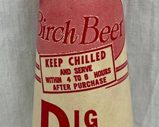 Big Ben’s Birch Beer One-Quart Wax Bottle