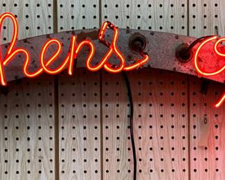 Curved Neon Kitchens Open!