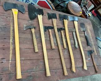 Collection of Axes & Hatchets
