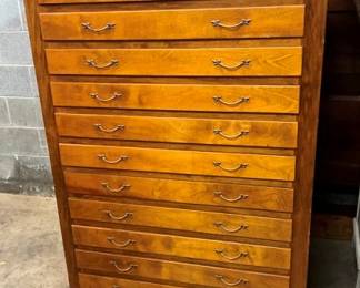 12 DRAWER MAP CHEST