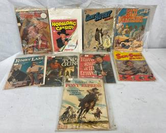 Vintage Western-Themed Comic Books