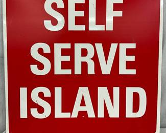 24-Inch ‘Self Serve Island’ Metal Sign
