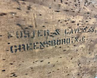 ‘Foster & Caviness, Greensboro, N.C.’