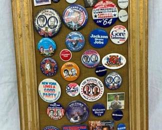COLLECTION OF POLITICAL BUTTONS