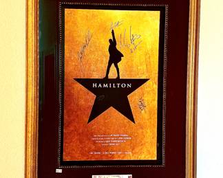 Hamilton Sign Poster & ticket 