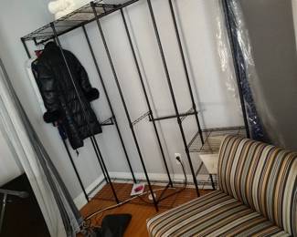 Closet storage hanging and organizer