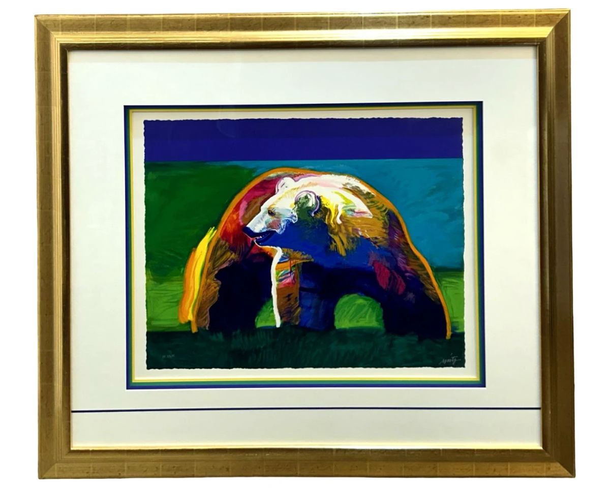Hand Signed John Nieto “Stronger" PP Serigraph