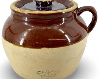 Durgin-Park Blue Crown Stoneware Crock