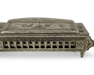 Rare Etched Thorens Music Box