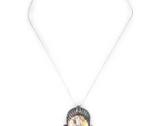 Beautiful Sajen Sterling Silver Brooch Pendant
