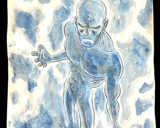 Signed Ben Templesmith Dr Manhattan Original Art