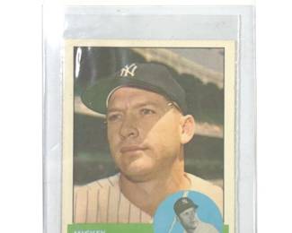 Mickey Mantle 1963 Topps #200 Baseball Card