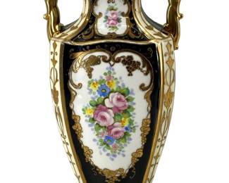 Old Nippon Porcelain Hand Painted Vase