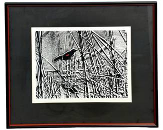 Ronald J. Ross âRed-Winged Blackbird" Silk Screen