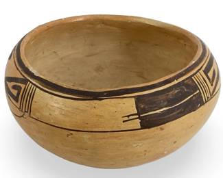 Old Hopi Native American Pottery Bowl