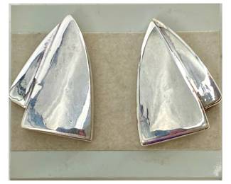 Art Deco Sterling Silver Earrings