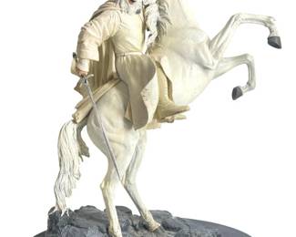 Signed Sideshow LOTR Gandalf With Shadowfax Statue