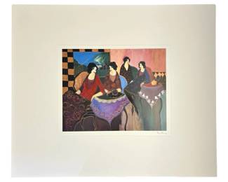 Itzchak Tarkay âTwo by Two" Serigraph