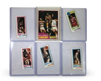 6 Assorted Topps 1980 Star & Rookie Mini Cards